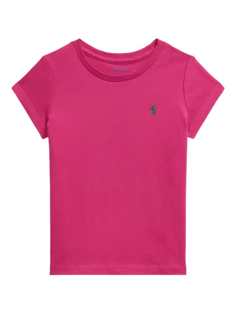 POLO RALPH LAUREN KIDS embroidered cotton T-shirt