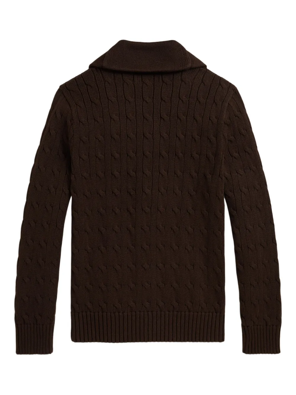 POLO RALPH LAUREN KIDS cable-knit shawl-collar cardigan | Boys Cardigans | Image 2