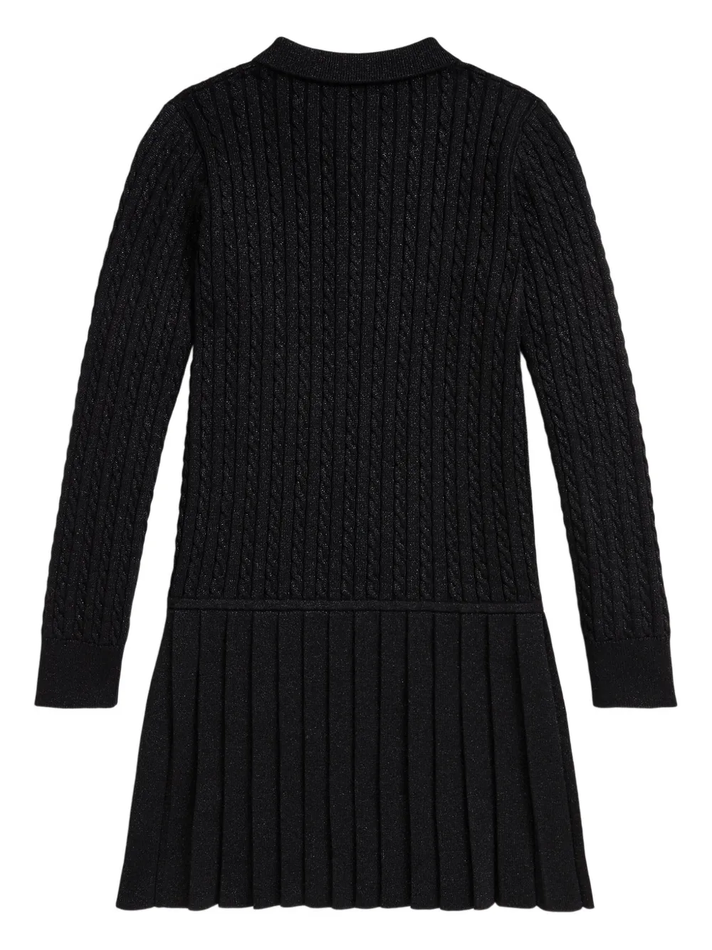 POLO RALPH LAUREN KIDS cable-knit pleated dress | Girls Knitted Dresses | Image 2