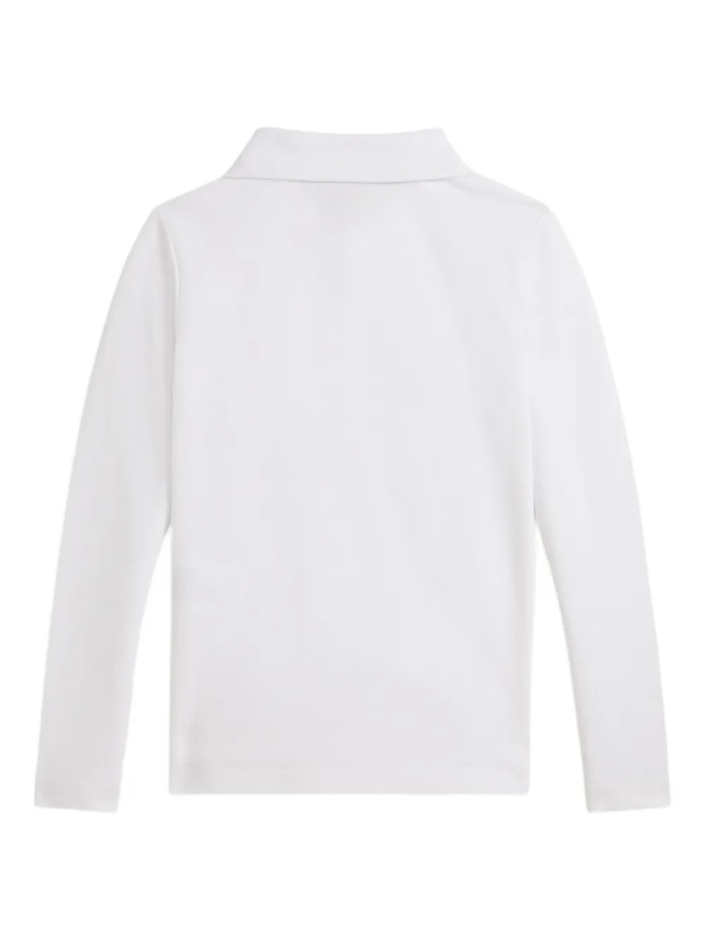 POLO RALPH LAUREN KIDS long-sleeve polo shirt Wit