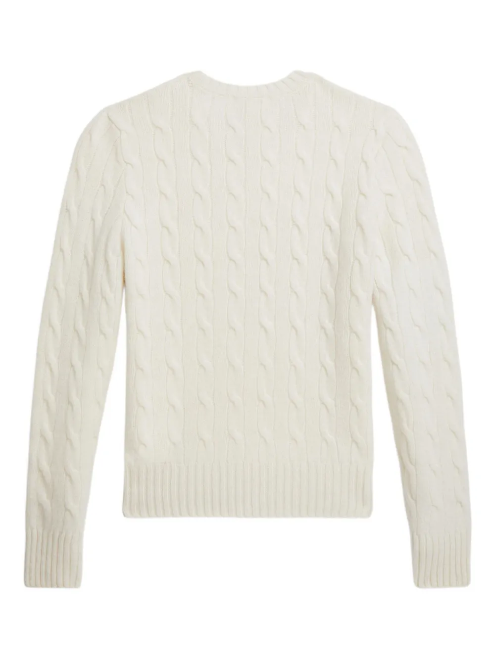 POLO RALPH LAUREN KIDS Kabelgebreide trui Wit