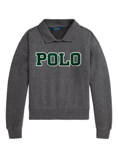 POLO RALPH LAUREN KIDS polo knit-collar sweatshirt