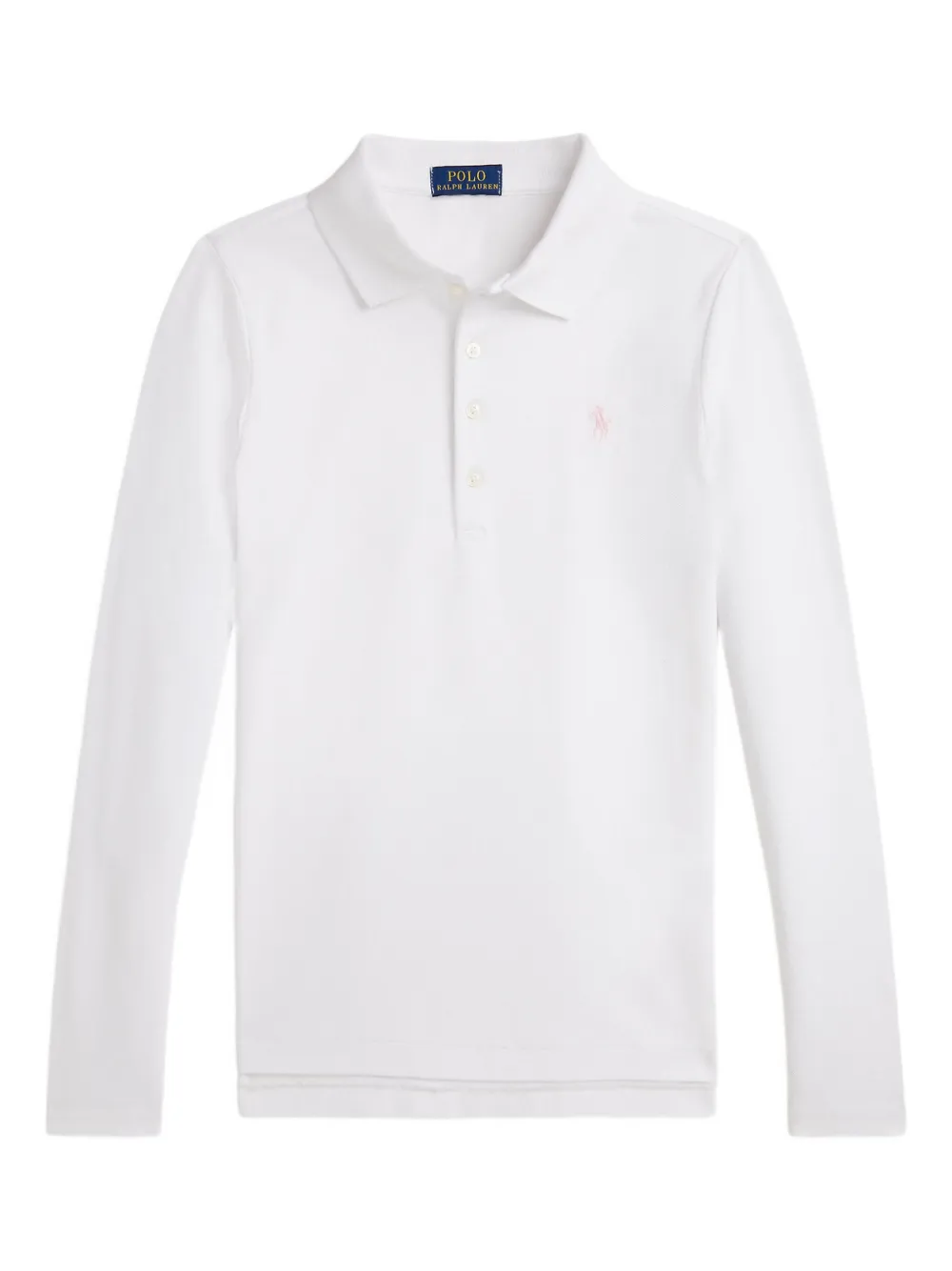 POLO RALPH LAUREN KIDS Poloshirt met lange mouwen Wit