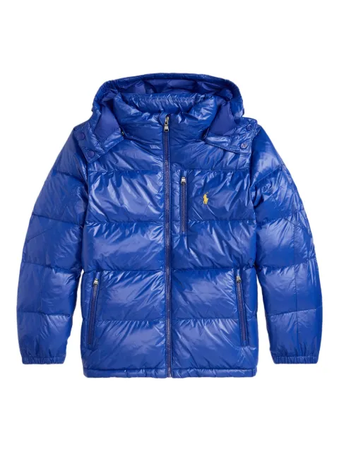POLO RALPH LAUREN KIDS Gefütterte Kapuzenjacke mit Logo