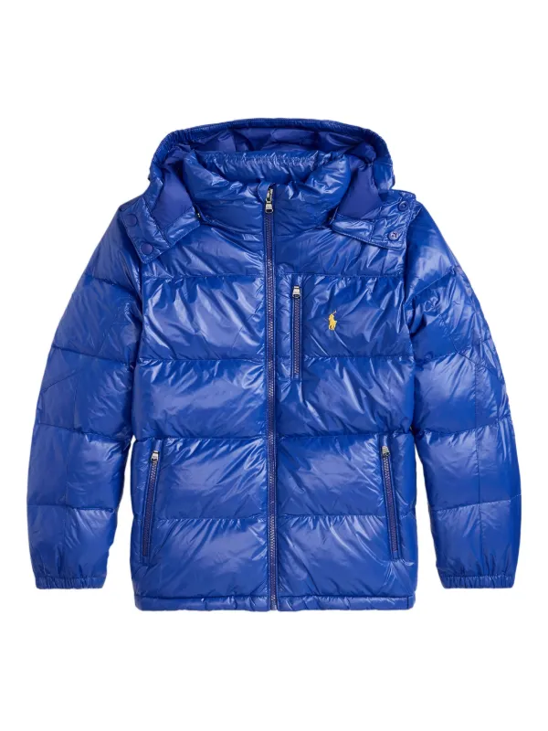 POLO RALPH LAUREN KIDS logo-detail Hooded Padded Jacket