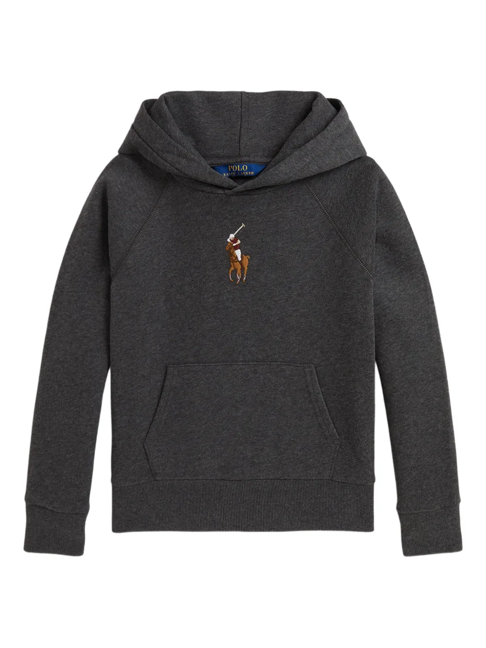 POLO RALPH LAUREN KIDS Hoodie met borduurwerk Grijs