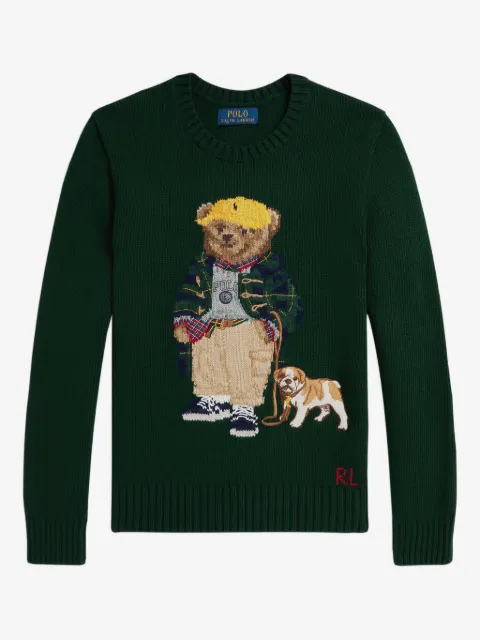 POLO RALPH LAUREN KIDS Polo Bear-motif sweater