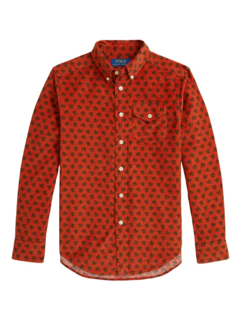 POLO RALPH LAUREN KIDS all-over print shirt