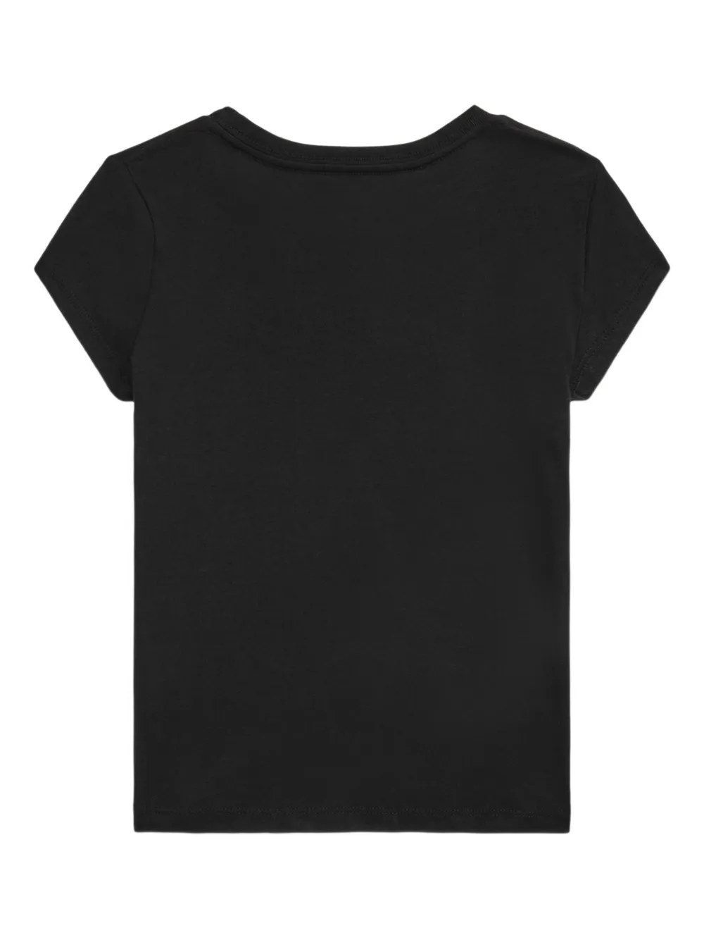 POLO RALPH LAUREN KIDS T-shirt met geborduurd logo Zwart