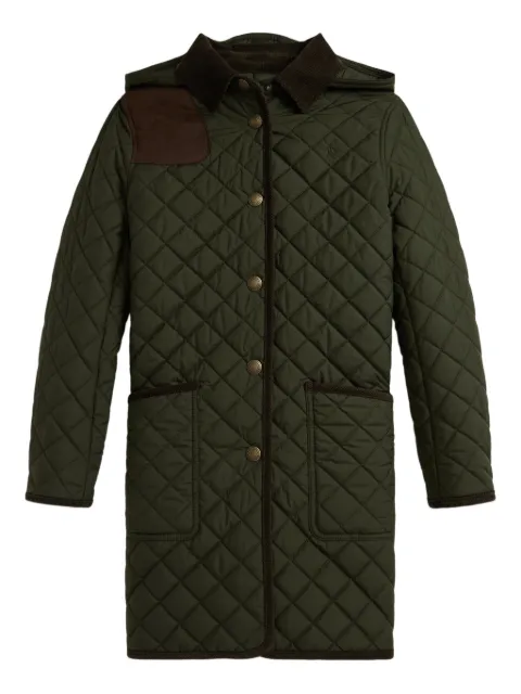 POLO RALPH LAUREN KIDS quilted hooded coat