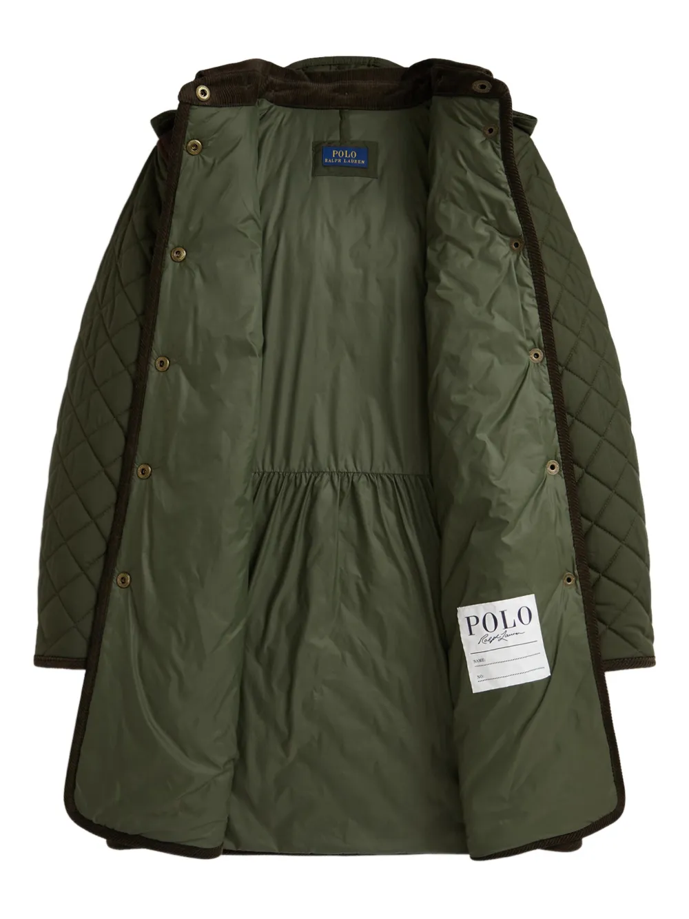 POLO RALPH LAUREN KIDS Gewatteerde jas Groen