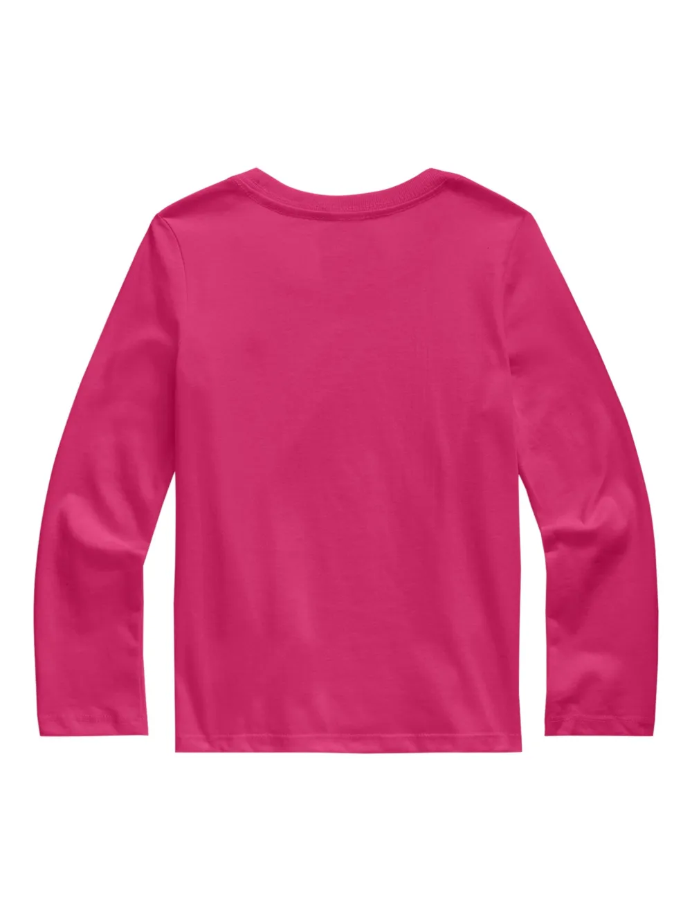 POLO RALPH LAUREN KIDS T-shirt met diepe ronde hals en lange mouwen Roze