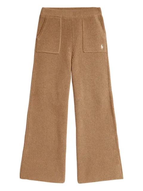 POLO RALPH LAUREN KIDS pantalon à design côtelé