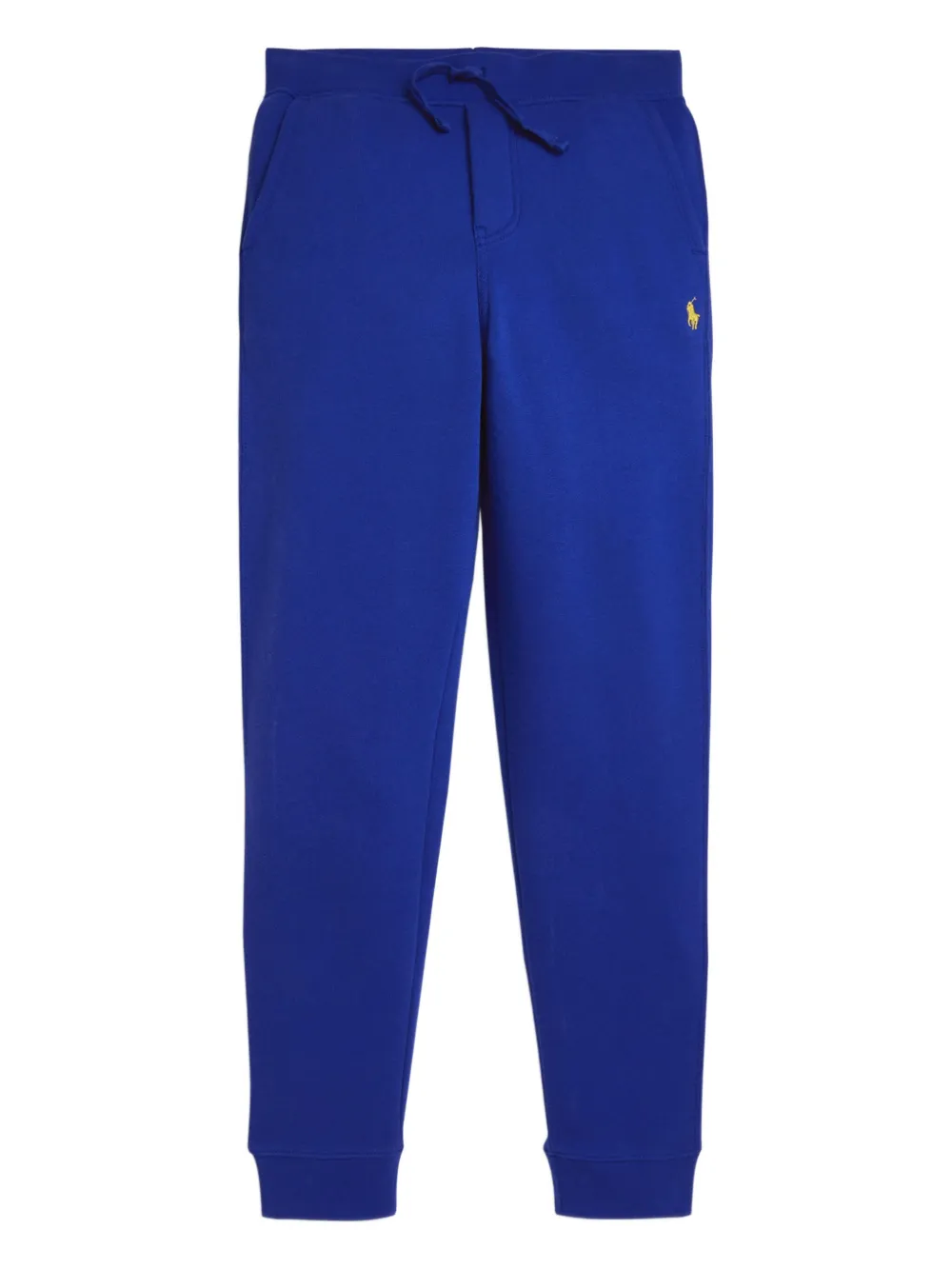 POLO RALPH LAUREN KIDS fleece-cuffed joggers Blauw