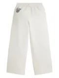 POLO RALPH LAUREN KIDS elasticated-waist trousers - White