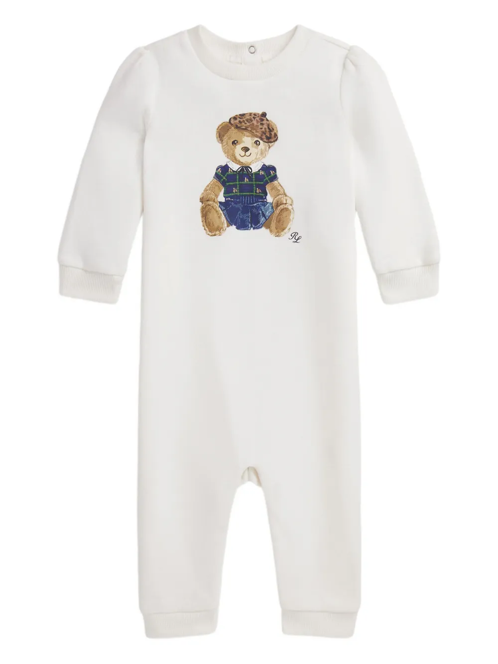 POLO RALPH LAUREN KIDS Romper met print Wit