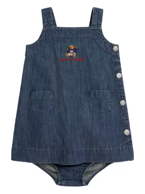 POLO RALPH LAUREN KIDS デニムワンピース | ブルー | FARFETCH JP