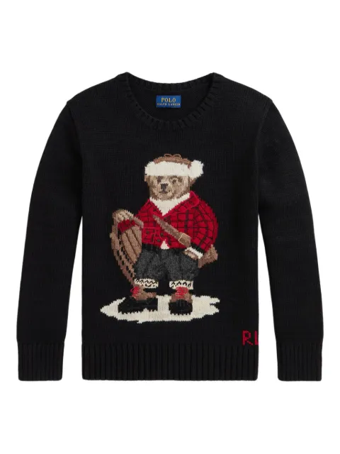 POLO RALPH LAUREN KIDS Polo Bear cotton sweater