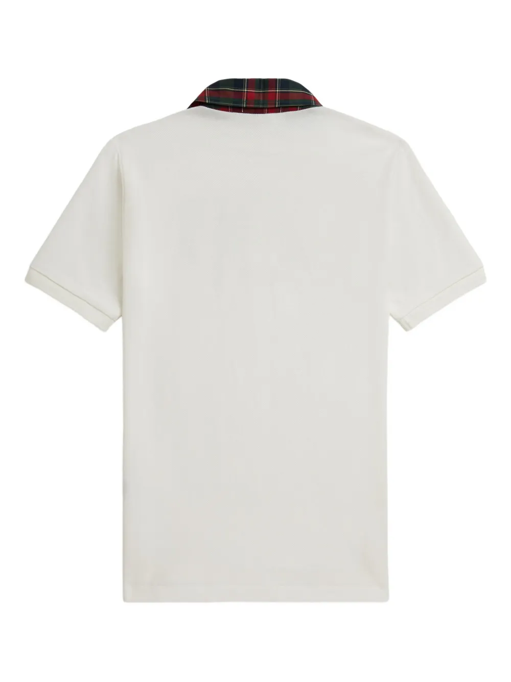 POLO RALPH LAUREN KIDS Poloshirt met geruite kraag Wit