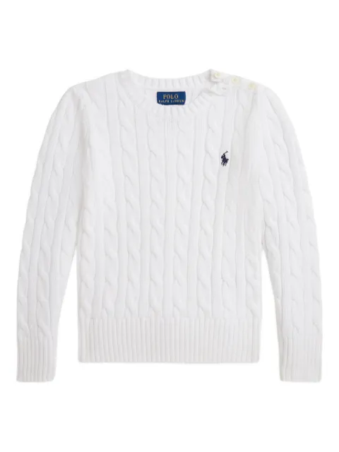 POLO RALPH LAUREN KIDS سويتر بحياكة الضفيرة