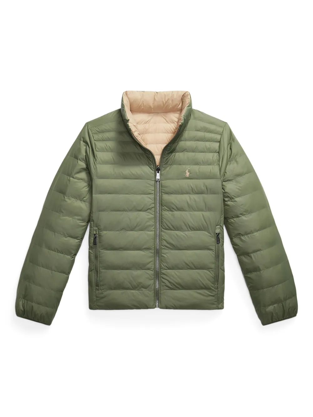 POLO RALPH LAUREN KIDS quilted reversible padded jacket Groen