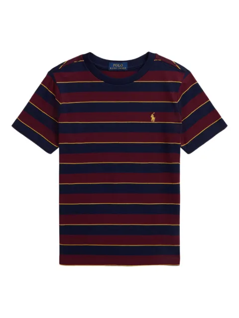 POLO RALPH LAUREN KIDS striped crew-neck T-shirt