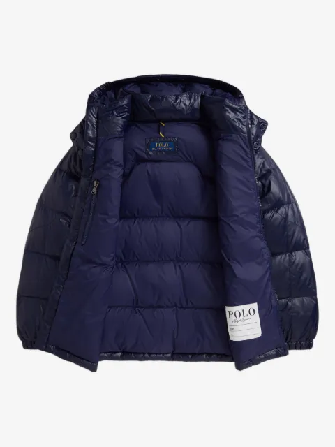 POLO RALPH LAUREN KIDS quilted hooded padded jacket