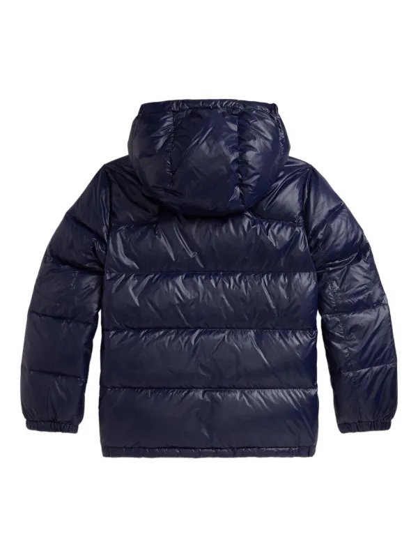 POLO RALPH LAUREN KIDS フーデッド パデッドジャケット | ブルー 