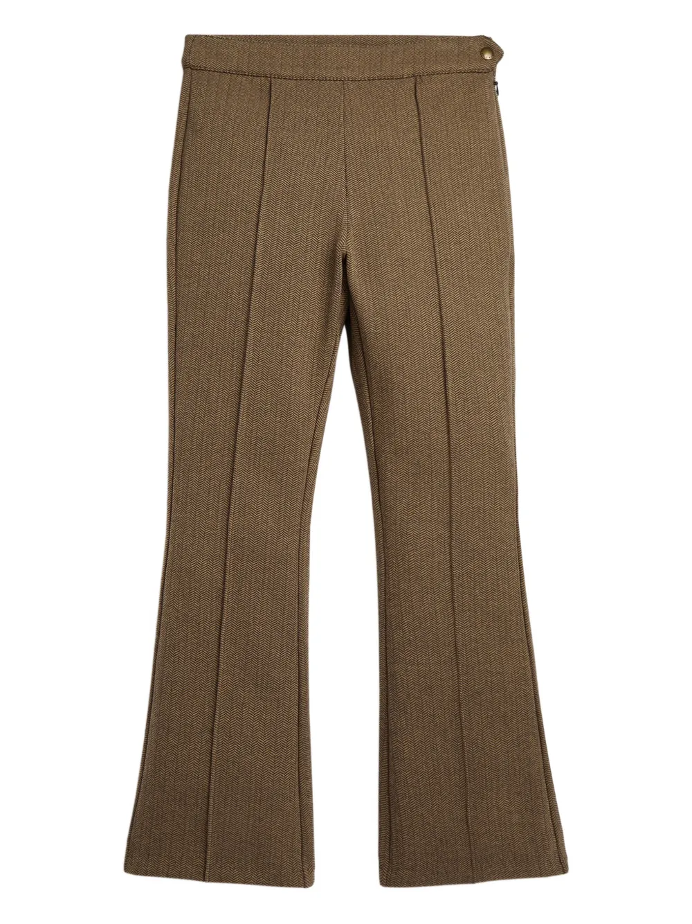 POLO RALPH LAUREN KIDS herringbone waistband trousers | Brown | Image 1