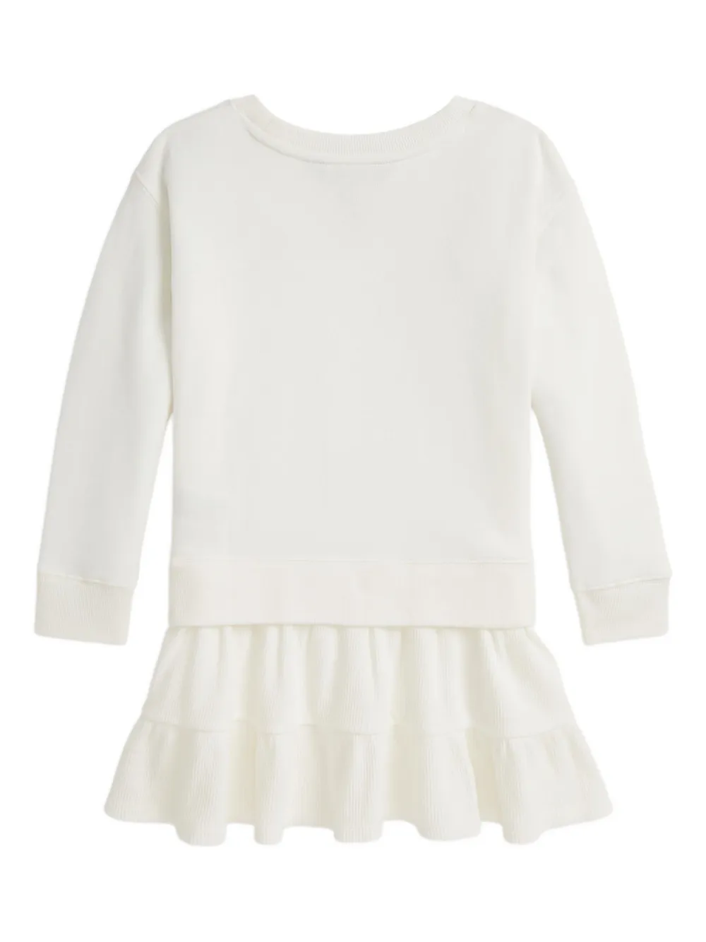 POLO RALPH LAUREN KIDS Sweaterjurk met logo Wit
