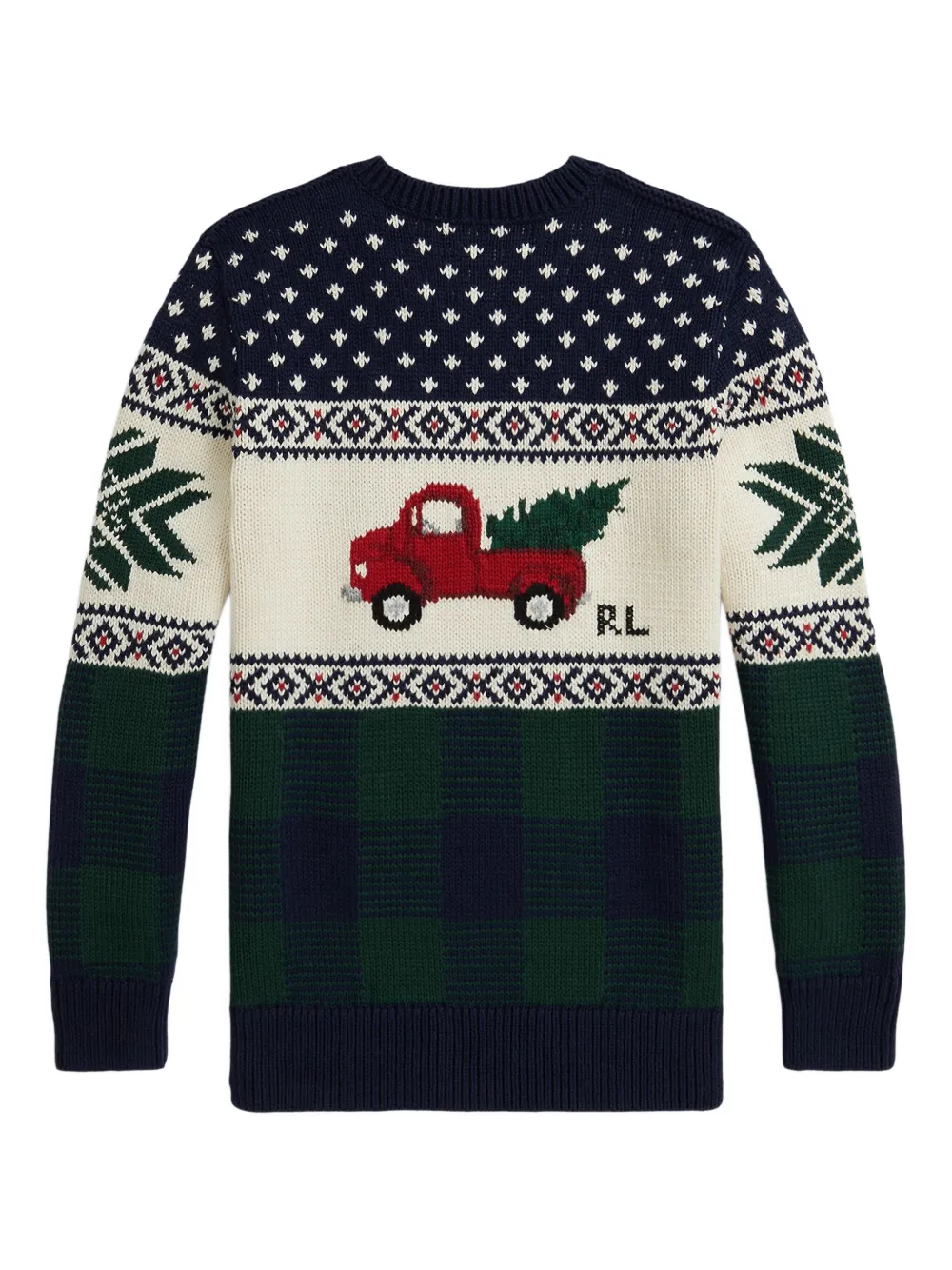 POLO RALPH LAUREN KIDS patterned sweater | Boys Knitwear | Image 2