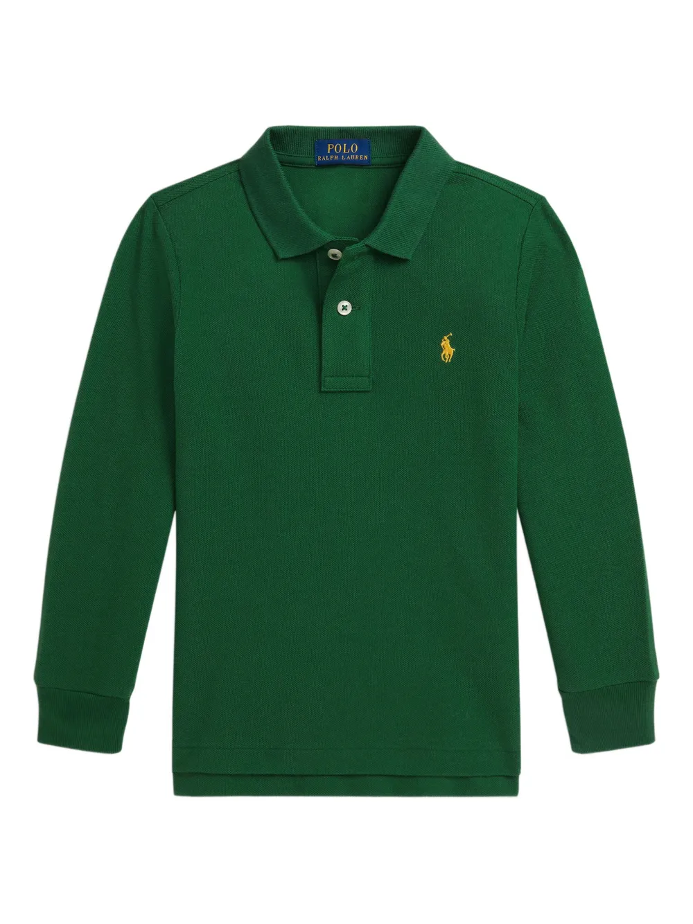 POLO RALPH LAUREN KIDS long-sleeve polo shirt Groen