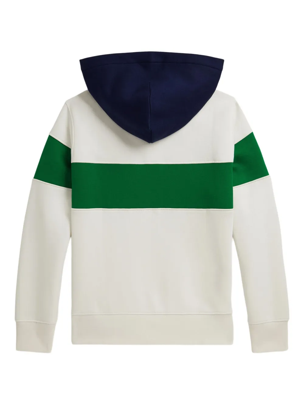 POLO RALPH LAUREN KIDS Gestreepte hoodie Wit
