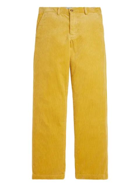POLO RALPH LAUREN KIDS corduroy flat-front trousers