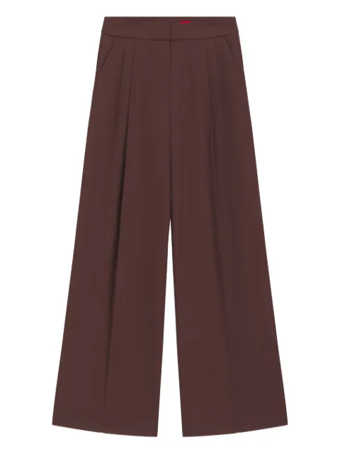 HUGO pleated wide-leg trousers