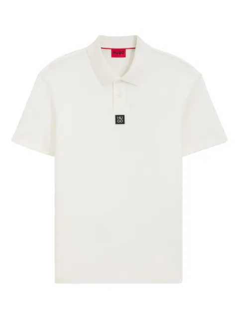 HUGO playera tipo polo con parche del logo