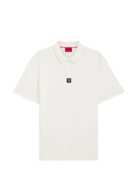 HUGO playera tipo polo con parche del logo