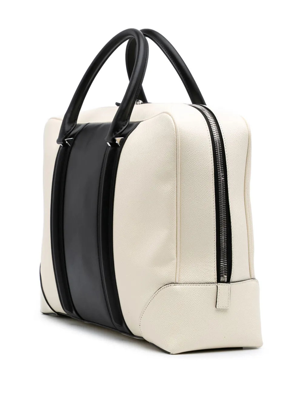 2000-2024 Bicolor Grained Calfskin Lucrezia Briefcase business bag