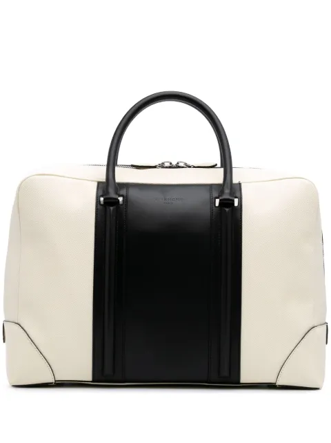 Givenchy Pre-Owned 2000-2024 Bicolor Grained Calfskin Lucrezia Briefcase business bag