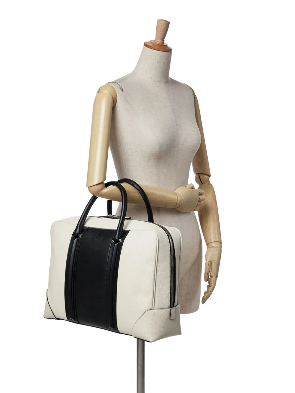Givenchy Pre-Owned 2000-2024 Bicolor Grained Calfskin Lucrezia Briefcase business bag | Pre-Owned | Image 2