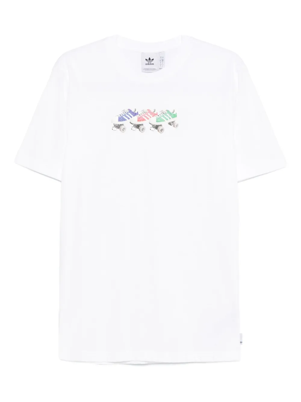 adidas playera con patines estampados | blanco | Image 1