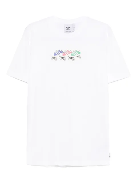 adidas roller-skate print T-shirt