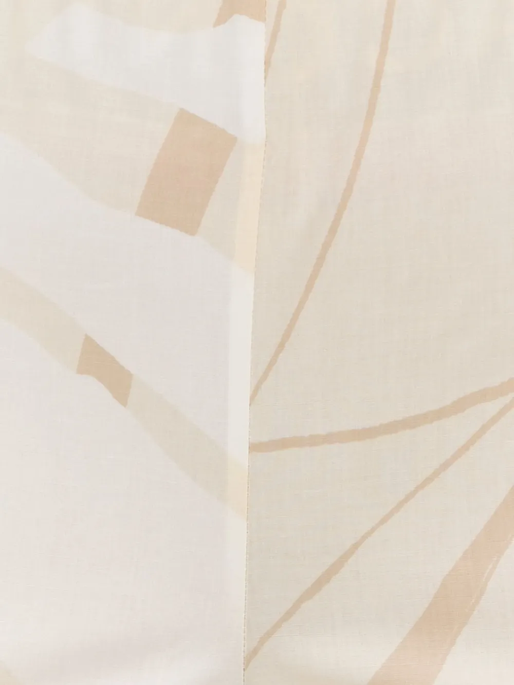 Liviana Conti Cropped broek met abstracte print Beige