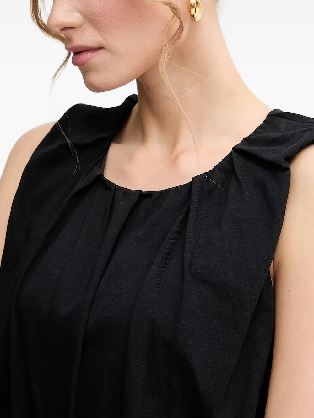 Liviana Conti Kate gesmockte mini-jurk Zwart