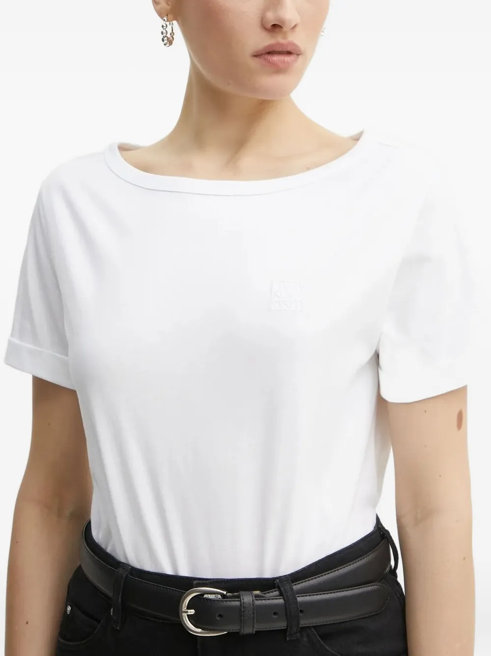 Liviana Conti cotton T-shirt | White | Image 1
