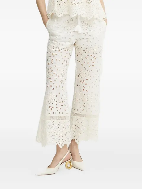 Ermanno Scervino eyelet-lace trousers