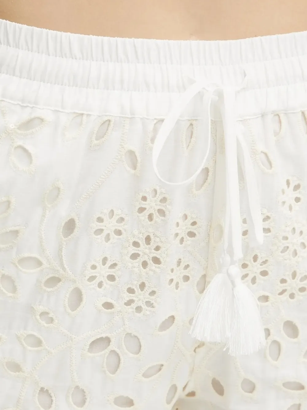 Ermanno Scervino Broek met kant Wit