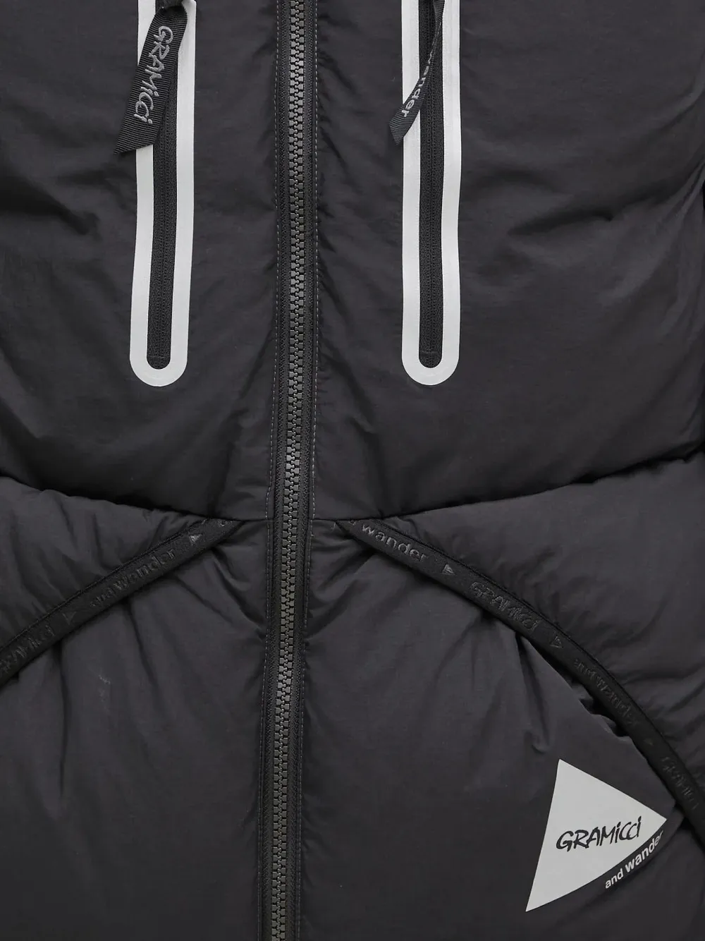 Gramicci Quilted Gilet In Black