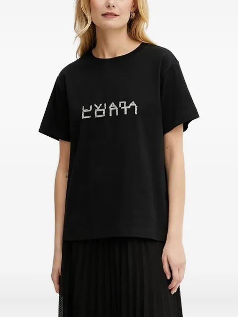 Liviana Conti embroidered-logo short-sleeve T-shirt