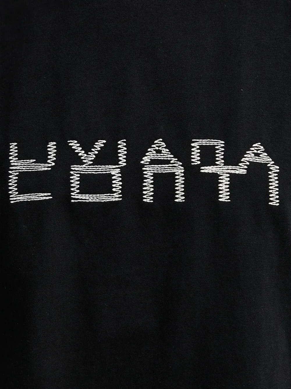 Liviana Conti T-shirt met geborduurd logo Zwart